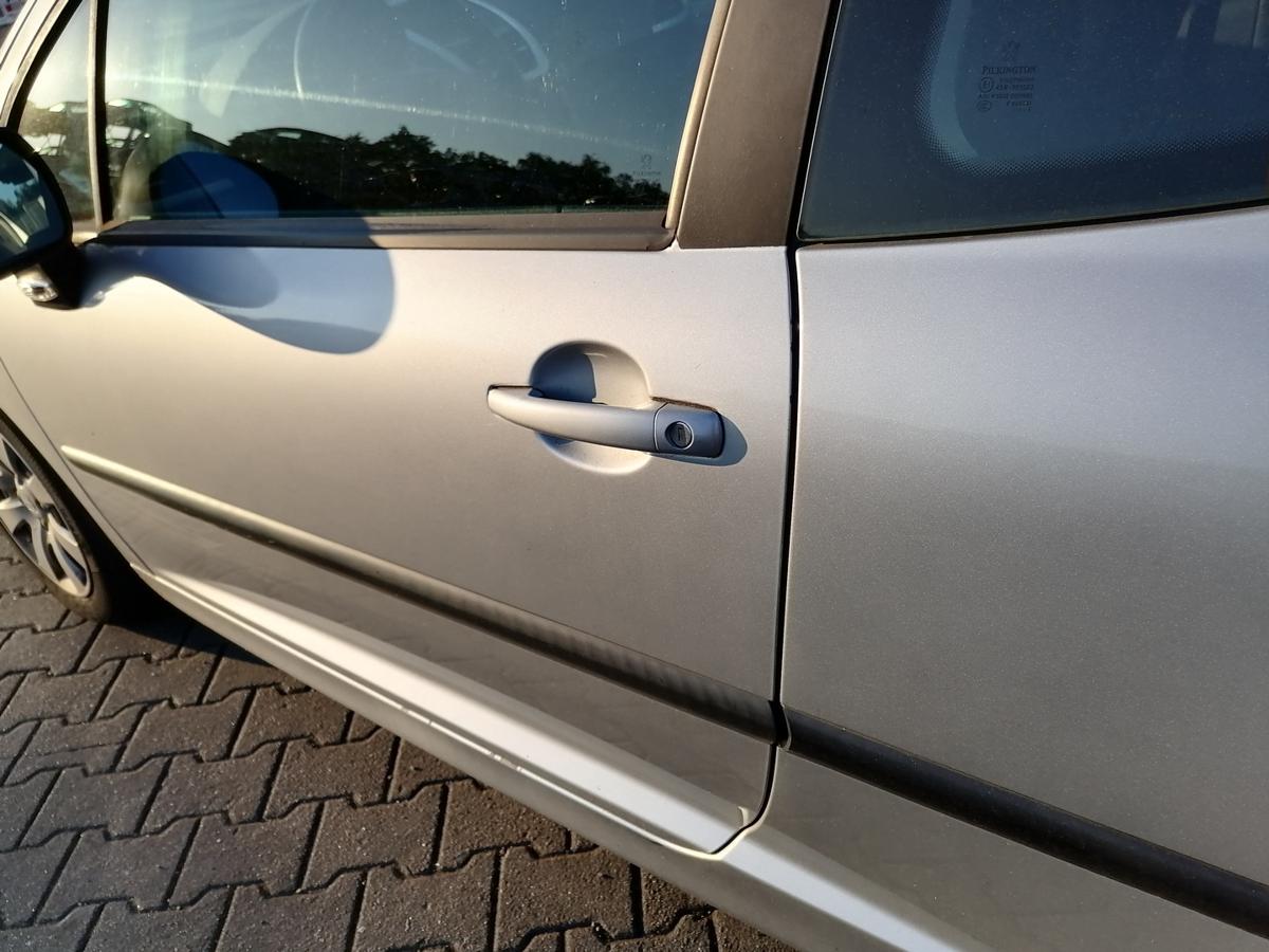 Peugeot 207 original T&uuml;r vorn links EZR Aluminium Grau 3-T&uuml;rer Rohbau Bj.2007